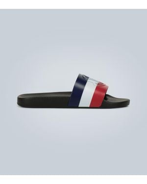 Moncler Schuhe Badeschuhe BASILE Kautschuk - Schwarz