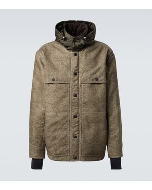 Moncler Daunenjacke Kalinzu Aus Baumwolle - Grün