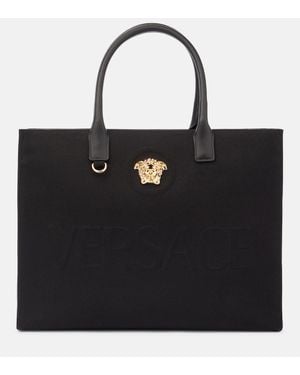 Versace Schoppertasche 'La Medusa' - Schwarz