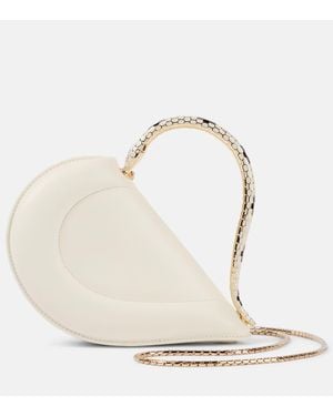 BVLGARI Sac Serpenti Cuore 1968 En Cuir - Blanc