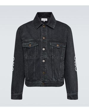 Loewe Giacca Di Jeans Anagram - Nero