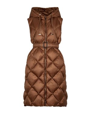 Max Mara The Cube - Piumino Tregil senza maniche - Marrone