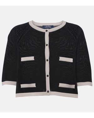 Max Mara Cardigan Martino en laine - Noir