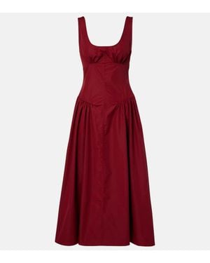 Proenza Schouler Label Kendall Midi Dress - Red