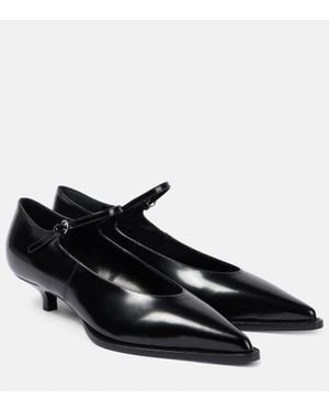 Miu Miu Pumps 40 Aus Leder - Schwarz