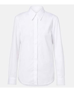Dries Van Noten Cotton Poplin Shirt - White