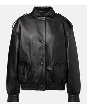 Blazé Milano Charlie Leather Jacket - Black