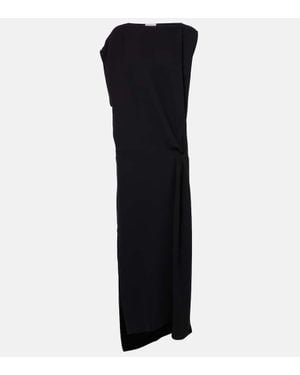 The Row Esmee Silk Maxi Dress - Black