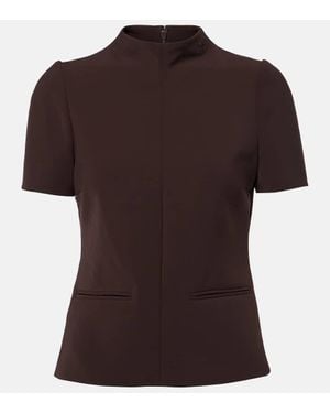 Courreges Twill Top - Brown