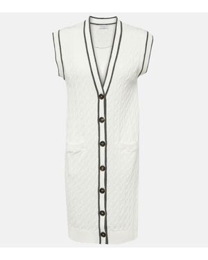 Brunello Cucinelli Cardigan - Bianco