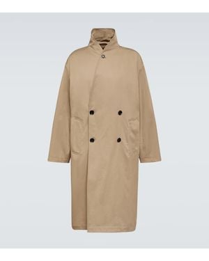 Lemaire Trenchcoat Aus Gabardine - Natur
