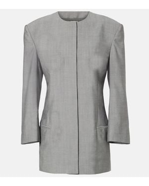 Calvin Klein Parker Wool Jacket - Gray