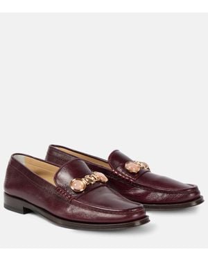 Gabriela Hearst Loafers Melchora Aus Leder - Braun