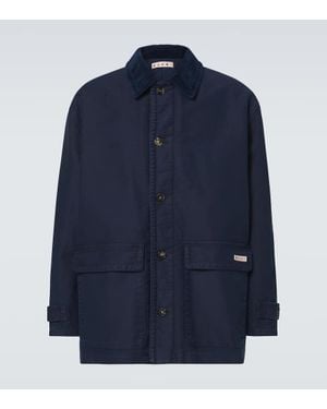 Marni Cotton Overshirt - Blue