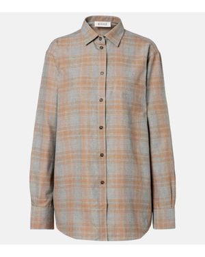 Rohe Checked Shirt - Natural