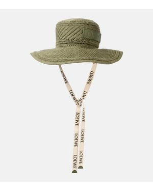 Loewe Paula's Ibiza Fisherman Knitted Sun Hat - Green