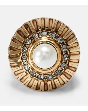 Chloé Ring Mit Zierperle - Mettallic