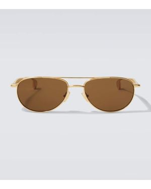 Bottega Veneta Aviator-Sonnenbrille Fin - Braun