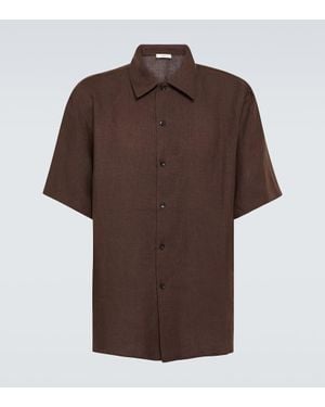 Commas Camicia - Marrone
