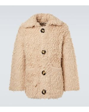 Acne Studios Cardigan Aus Einem Alpakawollgemisch - Natur
