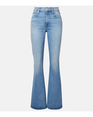 SLVRLAKE Denim High-Rise Bootcut Jeans Anita - Blau