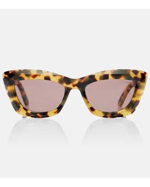 Dior Diormidnight B3I Cat-Eye Sunglasses - Brown