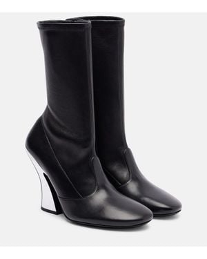 Givenchy Leather 95 Ankle Boots - Black