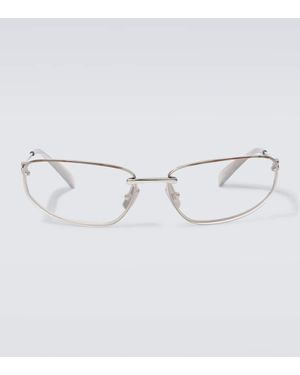 Miu Miu Gafas De Sol Ovaladas - Metálico