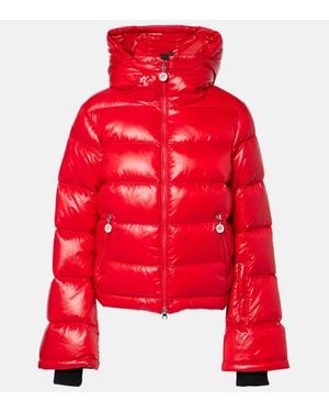 Perfect Moment Polar Flare Down Ski Jacket - Red