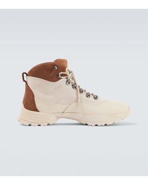 Brunello Cucinelli Stivaletti Con Suede - Neutro