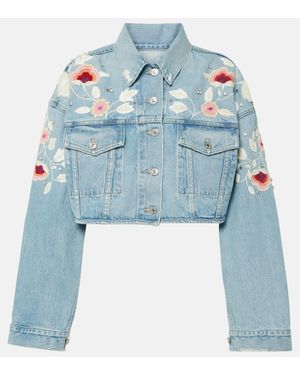 Citizens of Humanity Giacca Cropped Di Jeans Lena - Blu