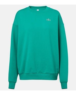 Alo Yoga Accolade French Terry Sweatshirt - Green