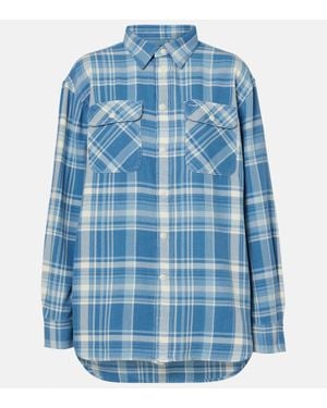 Polo Ralph Lauren Plaid Cotton Twill Shirt - Blue