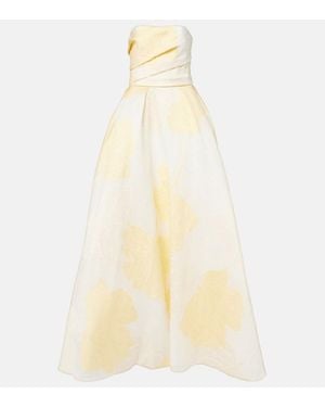 Monique Lhuillier Abito Lungo First Delivery - Neutro
