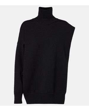 Alaïa Pullover Sided Aus Schurwolle - Schwarz