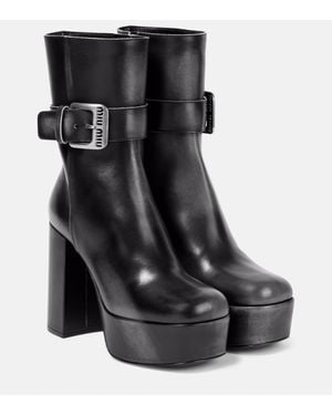 Bottines miu miu sale