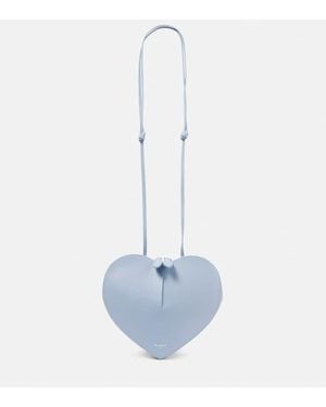 Alaïa Schultertasche Le Cour Aus Leder - Blau