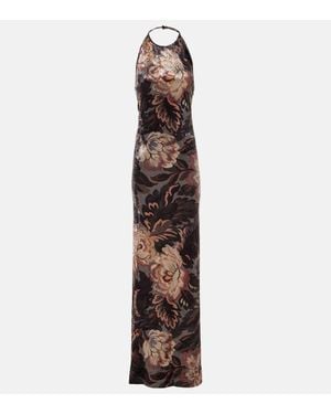 Etro Long Sheath Dress - Multicolor