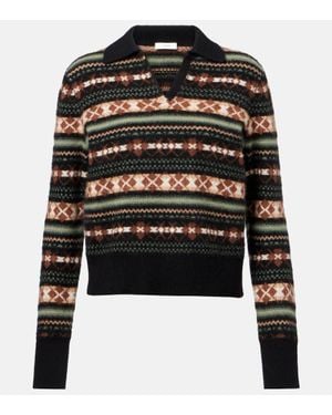 Vince Argyle Sweater - Black