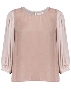 Velvet Elise And Silk Blouse - Multicolor