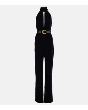 Tom Ford Velvet Jumpsuit - Black