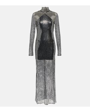 ‎Taller Marmo Maxikleid Tina Mit Pailletten - Grau