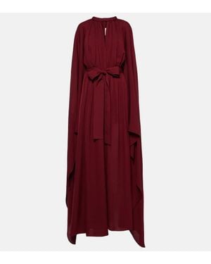 Elie Saab Jumpsuit aus Seide - Rot