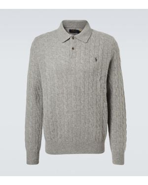 Polo Ralph Lauren Polopullover Aus Wolle Und Kaschmir - Grau