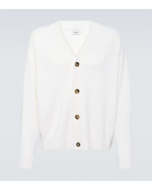 Allude Cashmere Cardigan - White