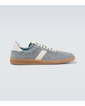 Tom Ford Baskets Archer En Daim Et Cuir - Bleu
