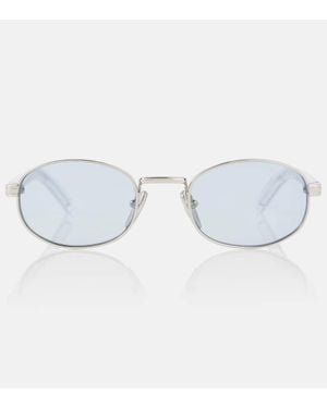Prada Ovale Sonnenbrille - Blau