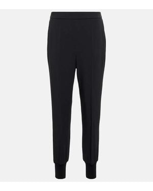 Stella McCartney Julia High-Rise Tapered Pants - Black