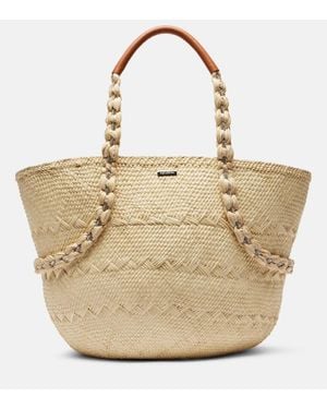 Aquazzura Bolso Isla De Rafia - Neutro