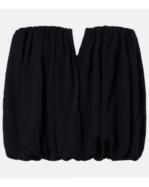 Isabel Marant Top Amalia Arricciato - Nero